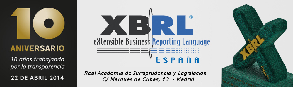 10º Aniversario de la fundación de la Asociación XBRL España