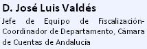 D. José Luis Valdés